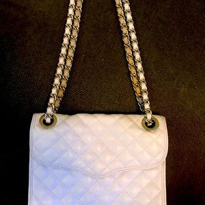 Rebecca Minkoff White Quilted Shoulder Bag